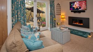 Parisian Style Room Photographed to Show Its Space Inside and Out